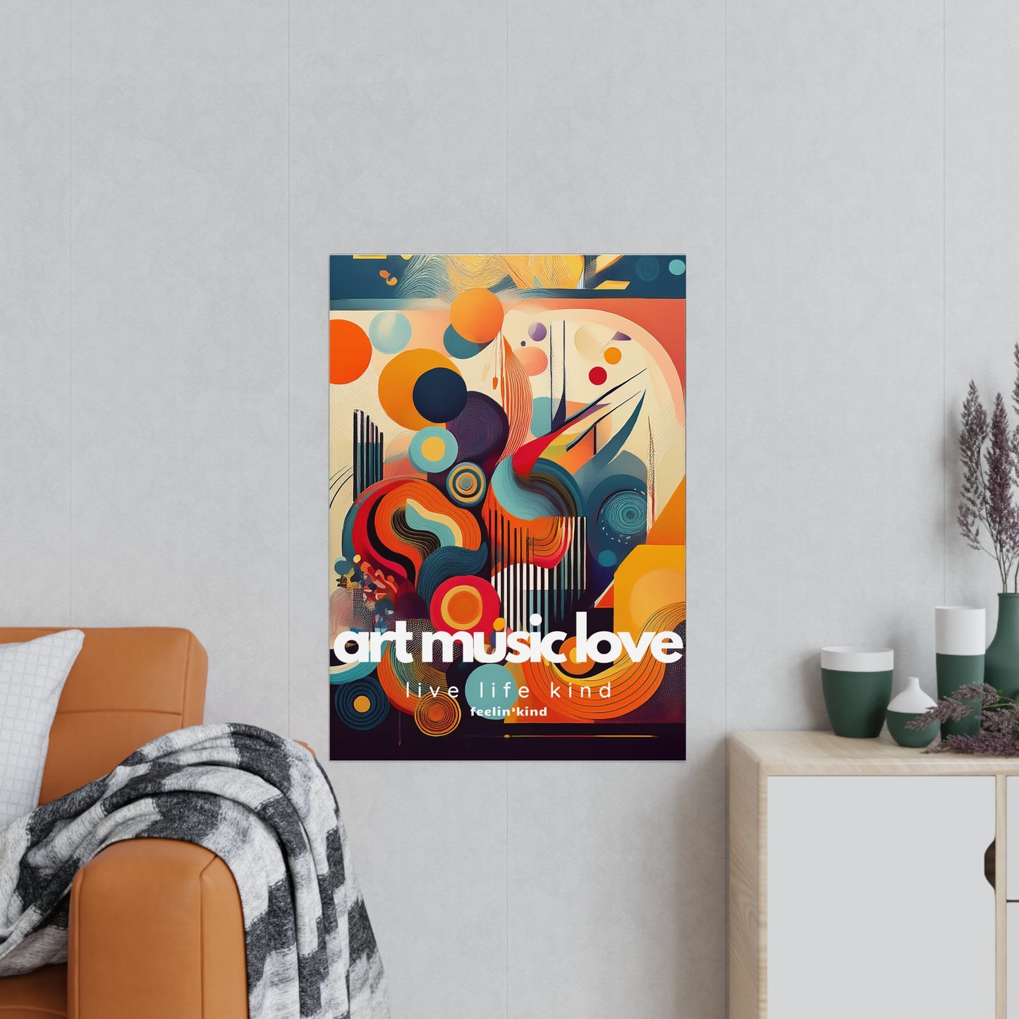 Art Music Love – Symphony of Shapes Poster