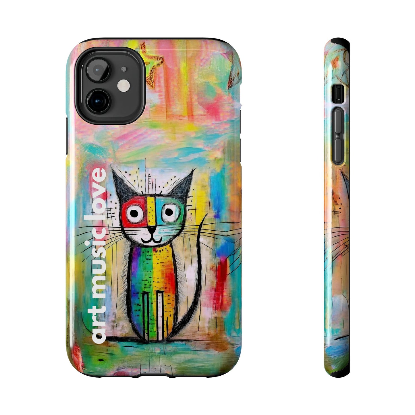 Art Music Love Phone Case – Very Artsy Cat