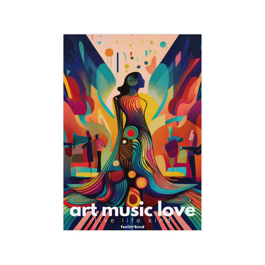 Art Music Love – Socially  Kind Poster