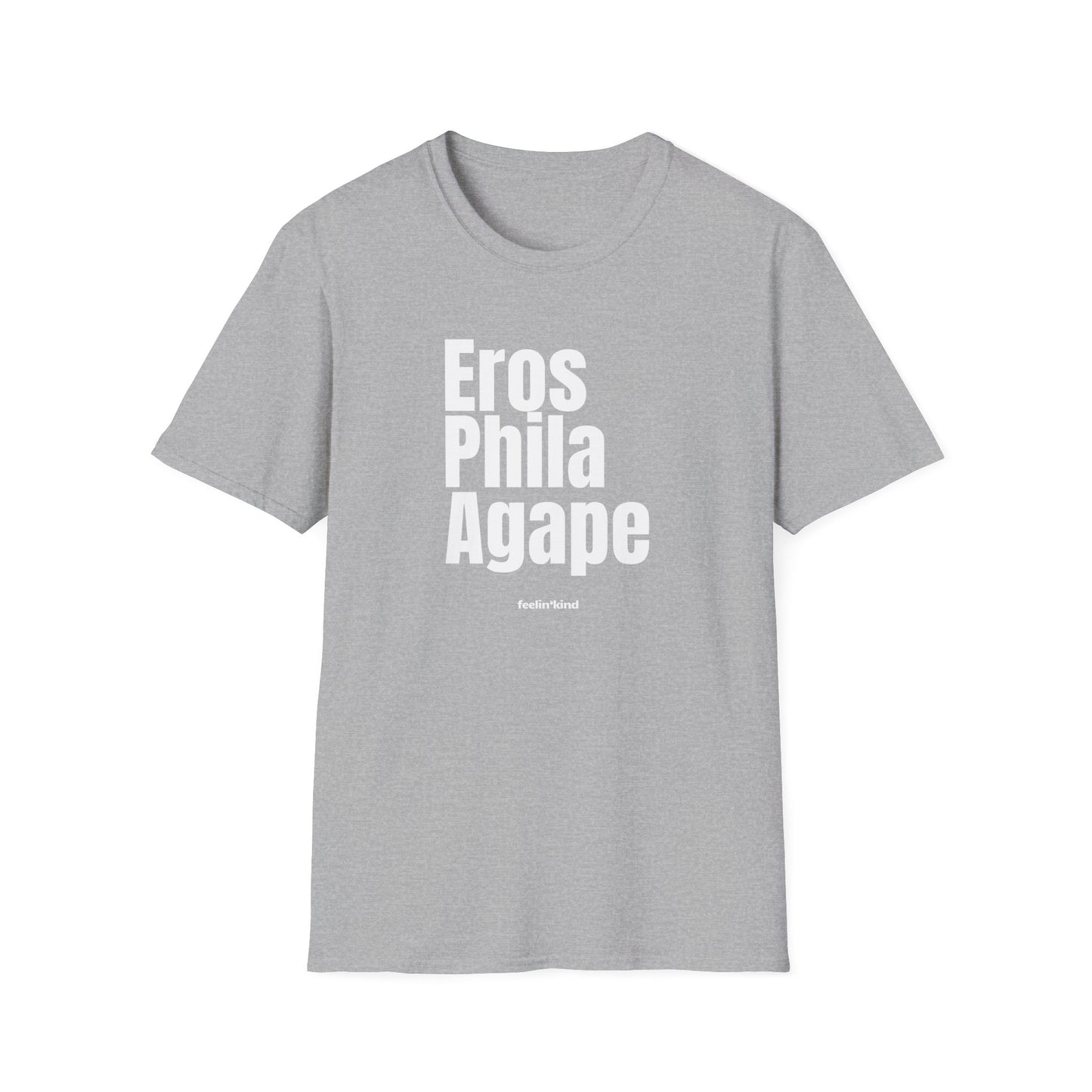 Eros Phila Agape Tee – The Three Dimensions of Love