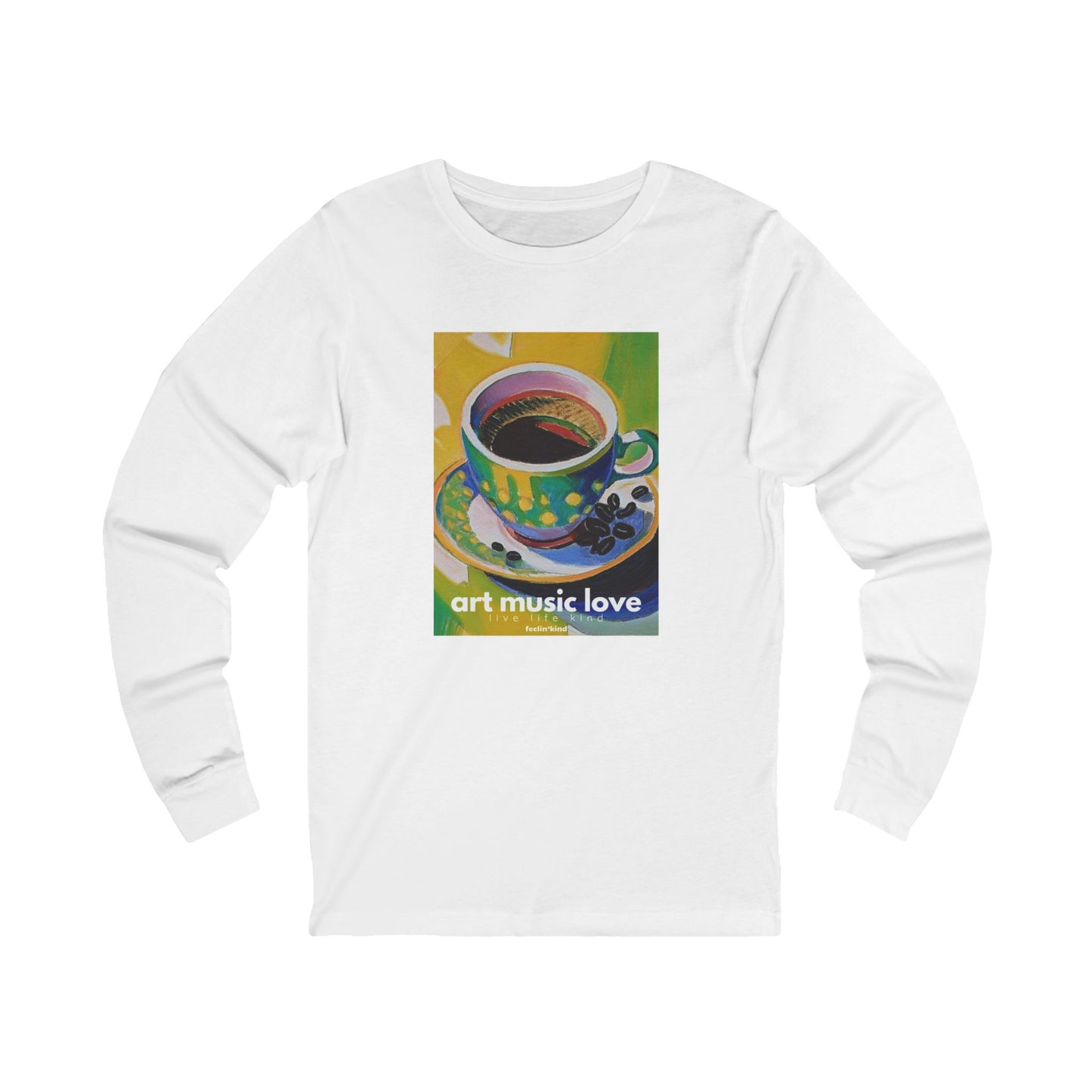 Vibrant Coffee Long Sleeve Tee