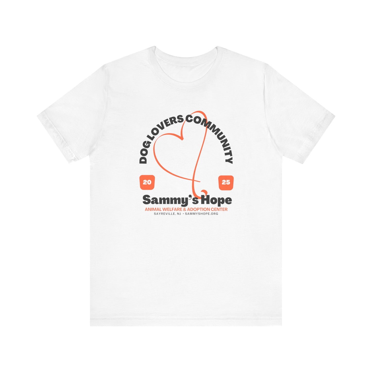 Dog Lovers Community Tee – Sammy’s Hope 2025 Edition