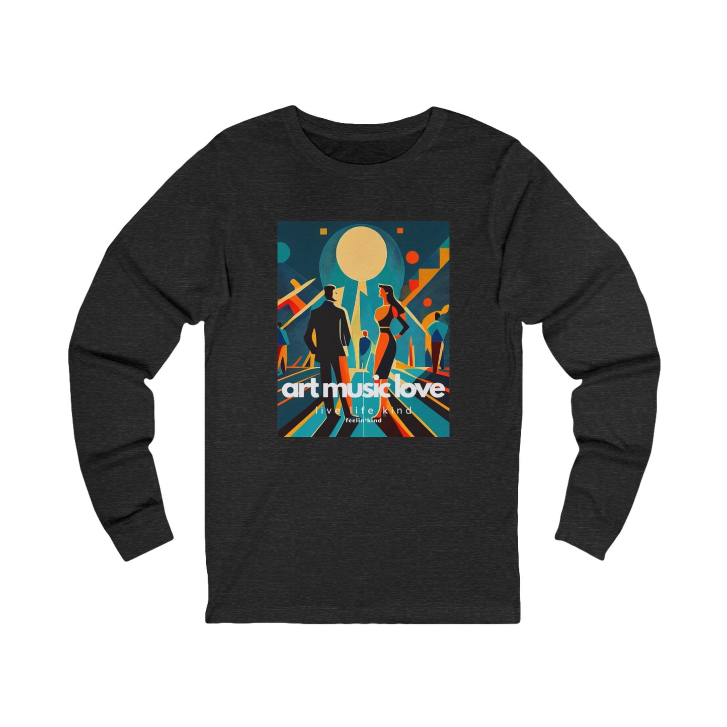 Art Music Love Long Sleeve Tee