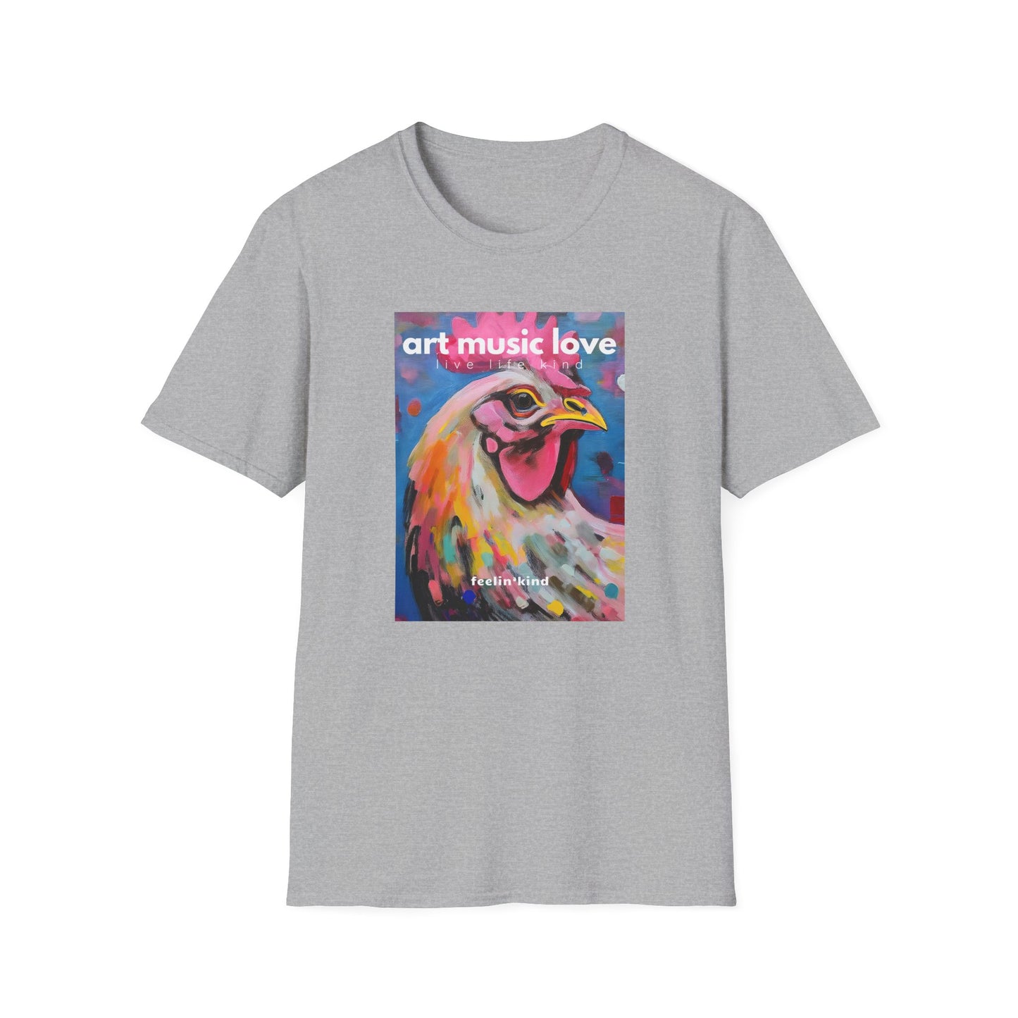 Rooster Spirit T-Shirt / Art Music Love Collection