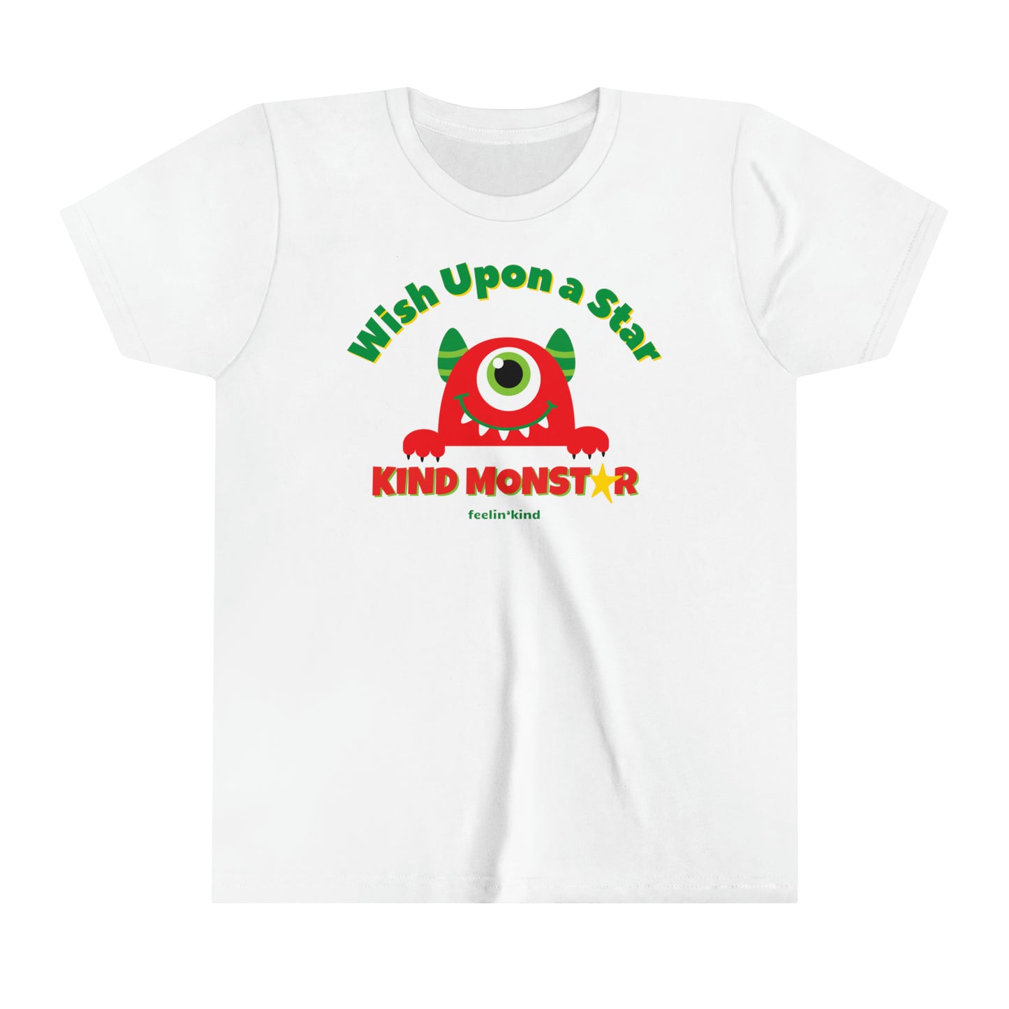 A kind-hearted monstar with the gentle spirit on a  Wish Upon a Star t-shirt