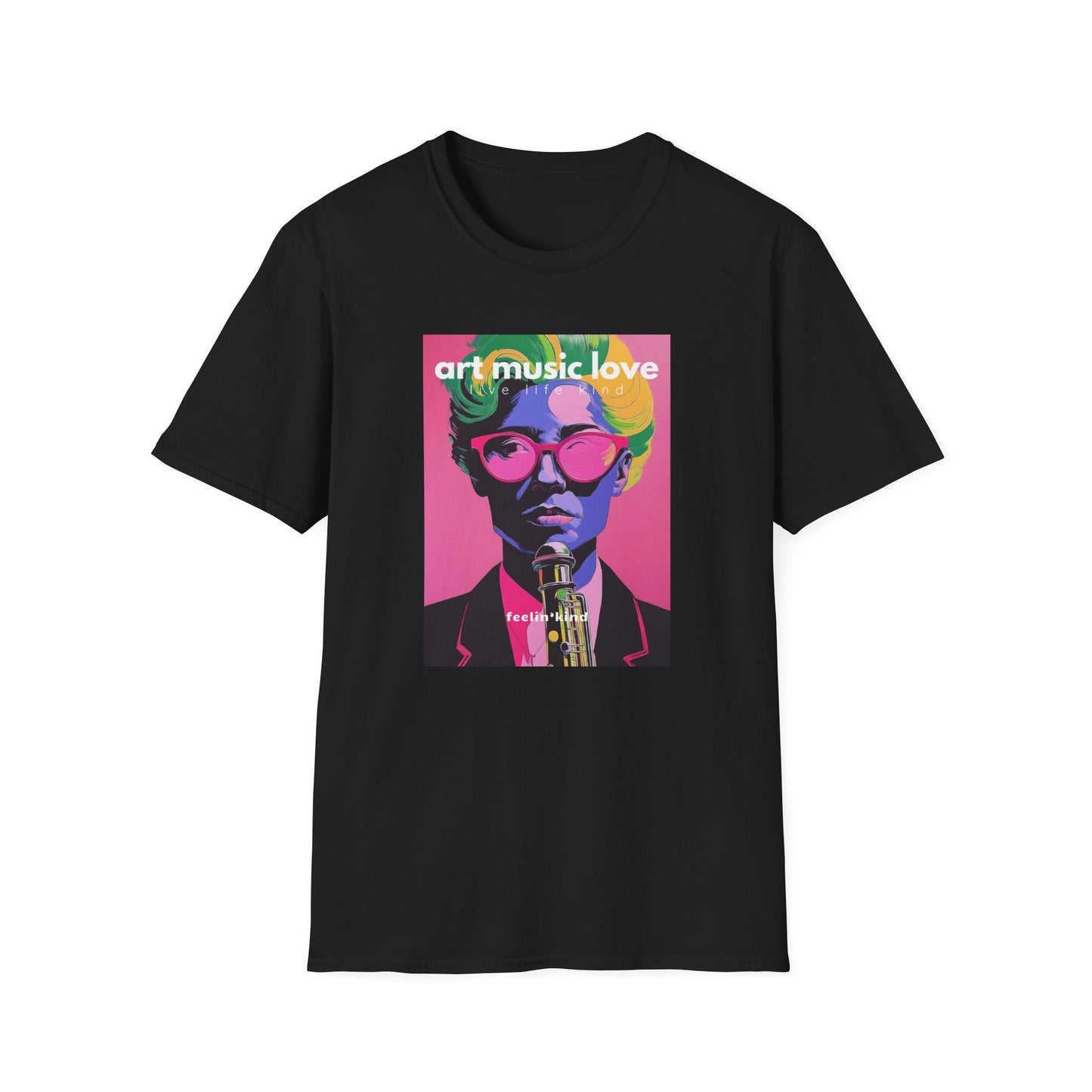 Pop Art Jazz T-Shirt / Art Music Love Collection