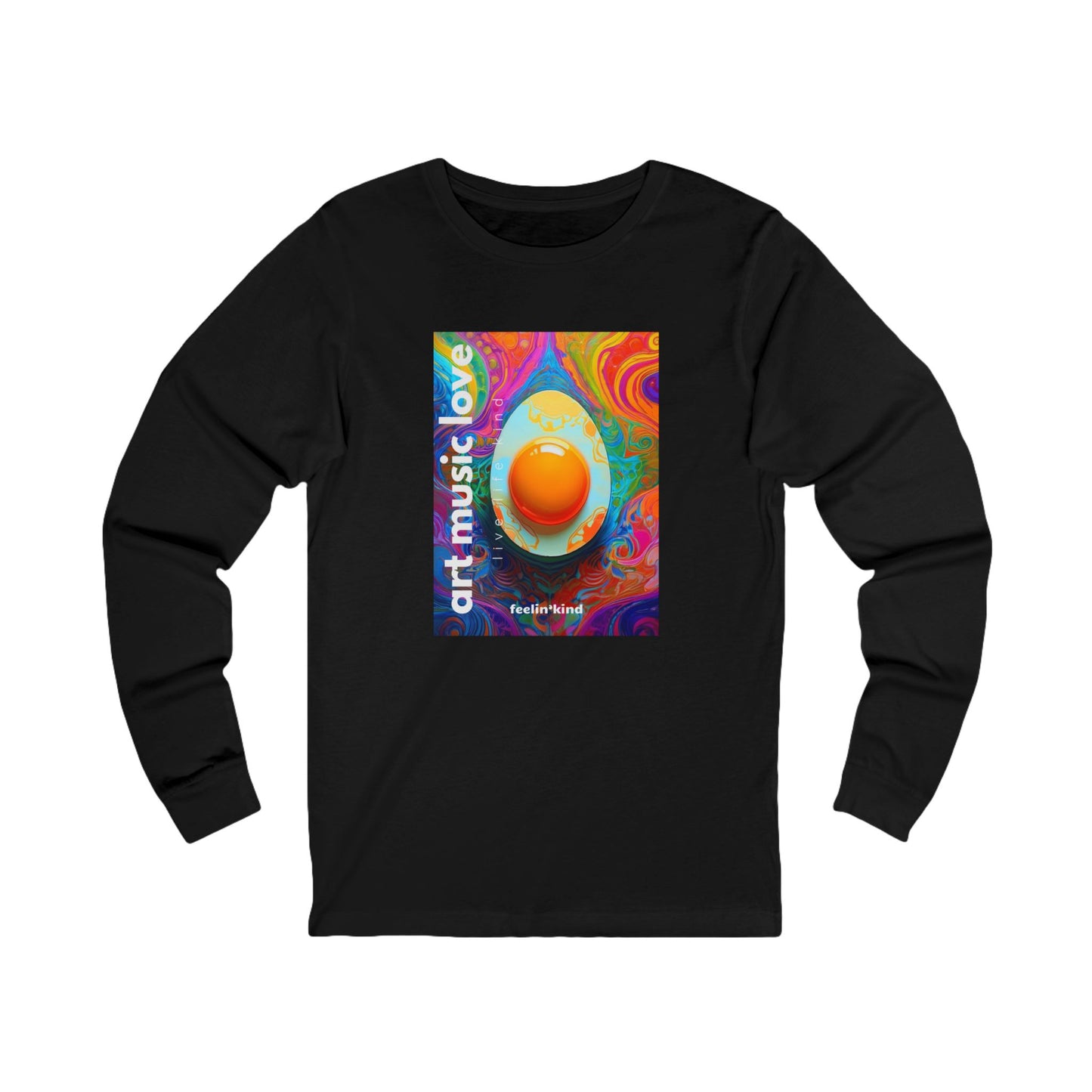 Psychedelic Egg Long Sleeve Tee