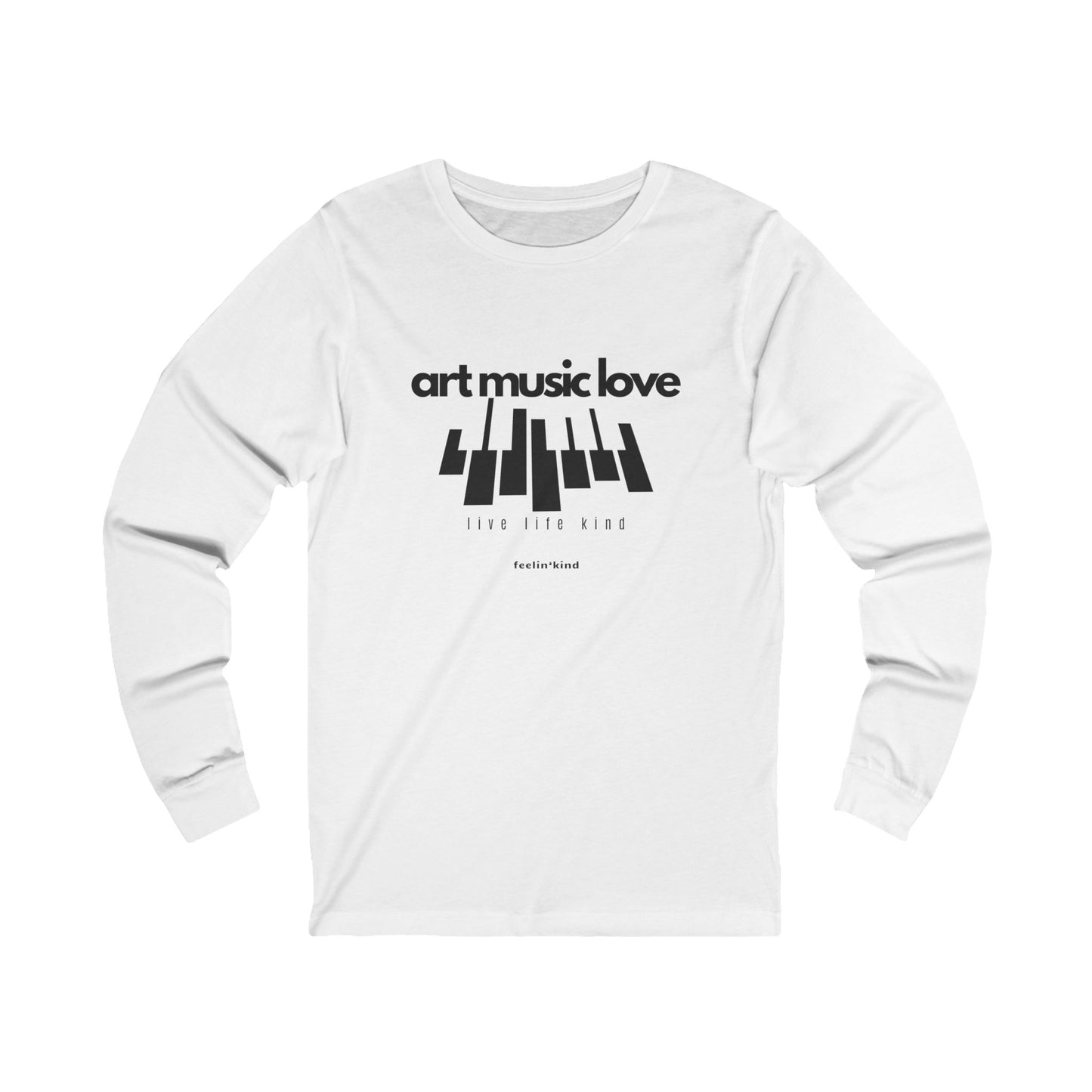 Piano Keys Long Sleeve Tee