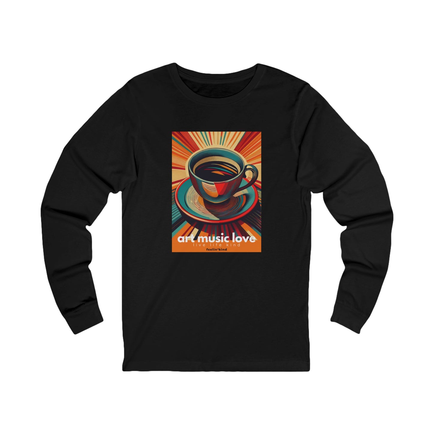 Radiant Coffee Long Sleeve Tee