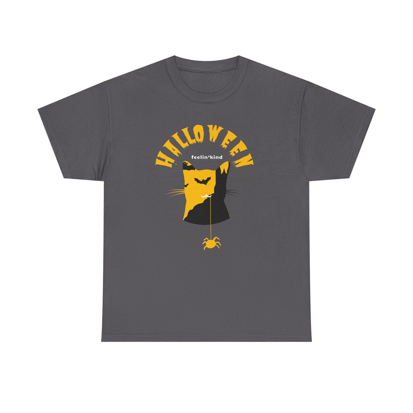 Halloween Cat Kids Tee – Spooky & Kind