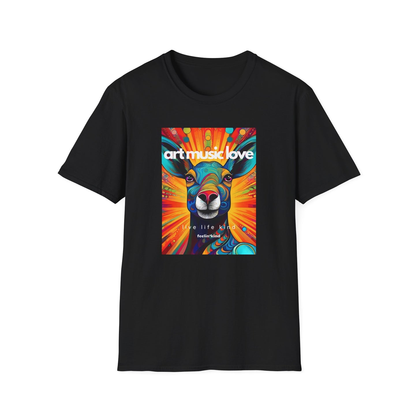 Radiant Deer T-Shirt / Art Music Love Collection