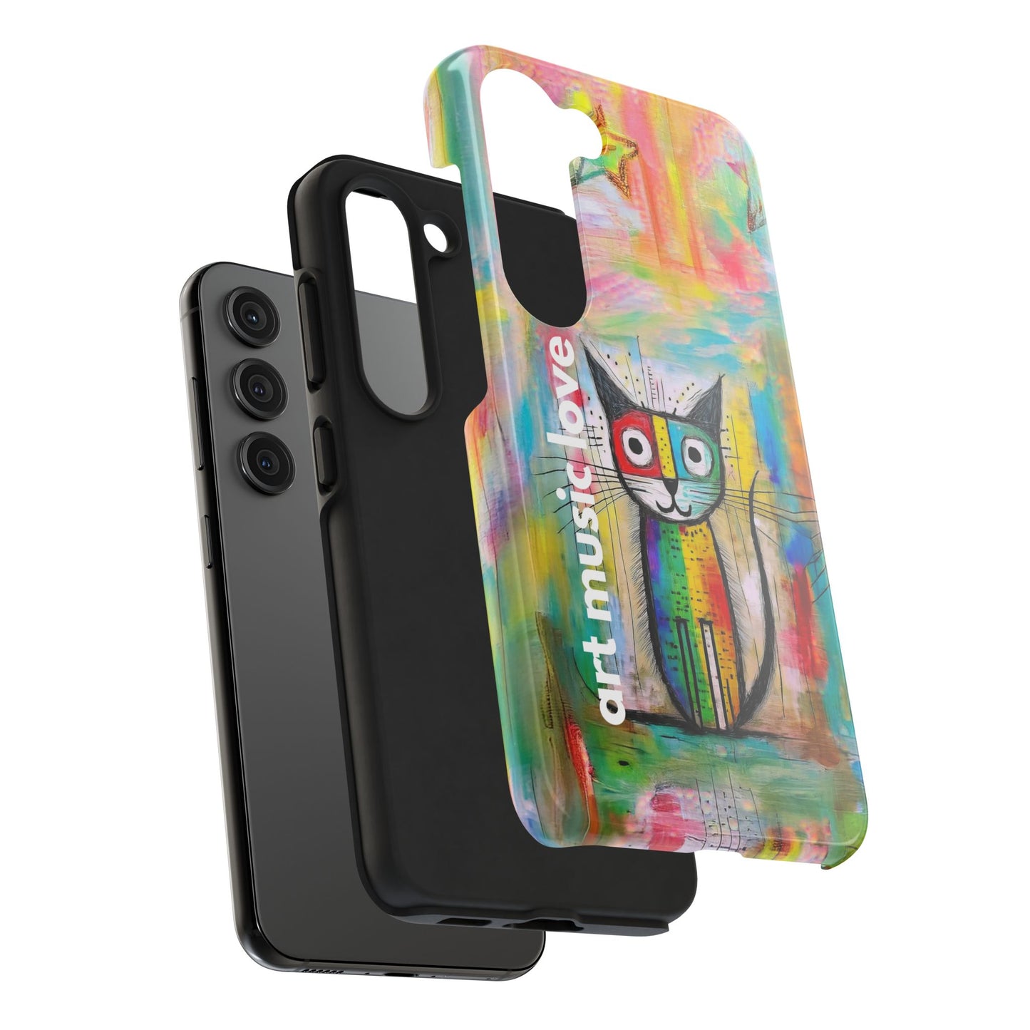 Art Music Love Phone Case – Very Artsy Cat