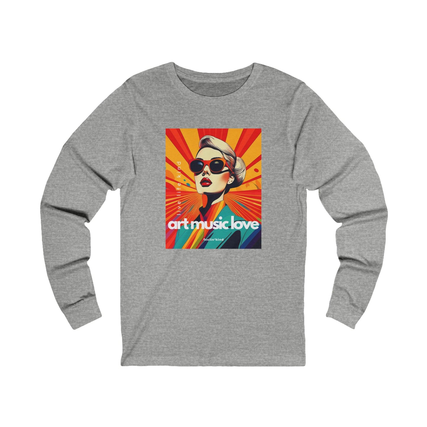 Art Music Love Long Sleeve Tee