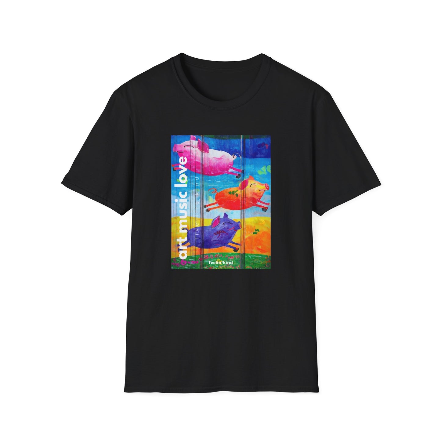 Flying Pigs T-Shirt / Art Music Love Collection