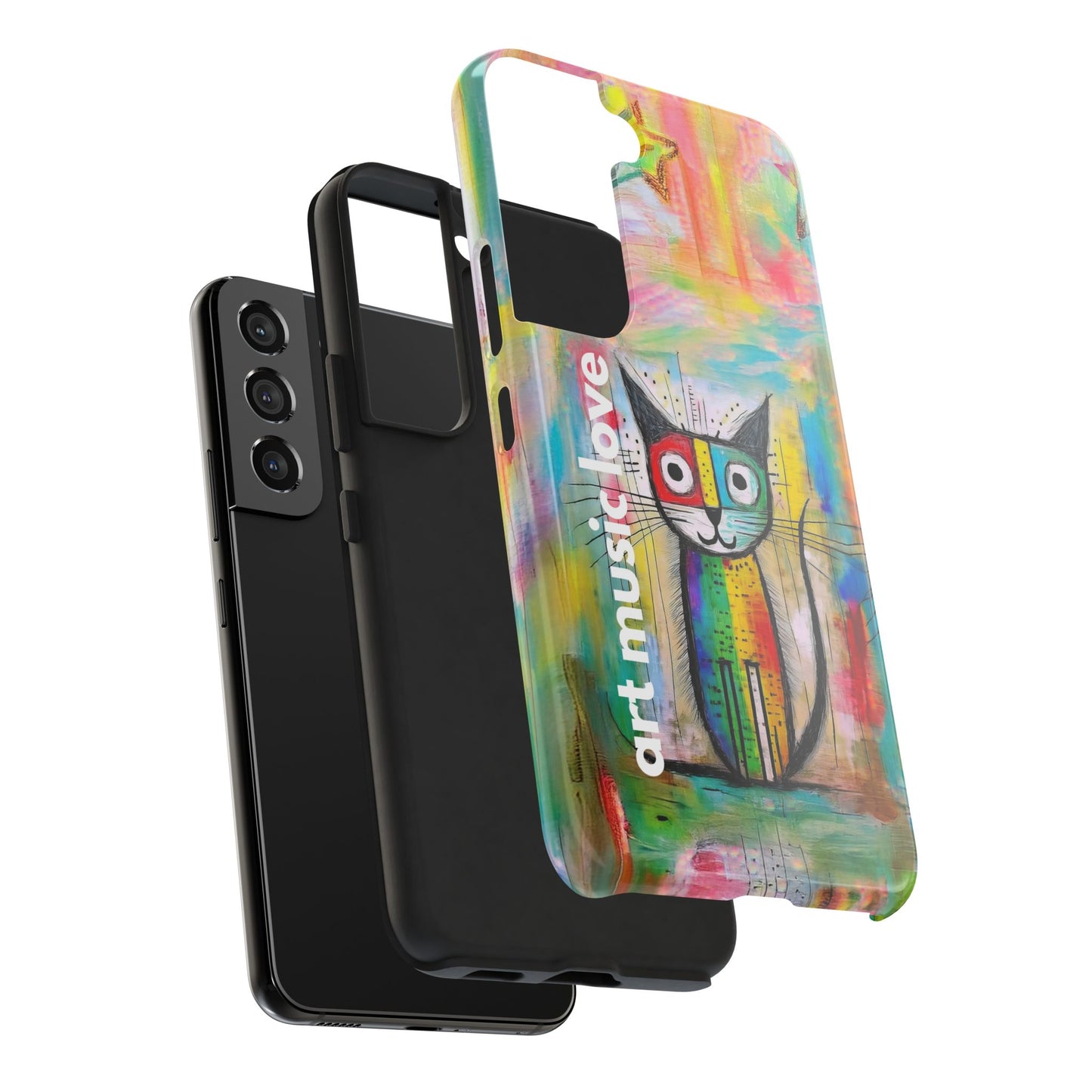 Art Music Love Phone Case – Very Artsy Cat