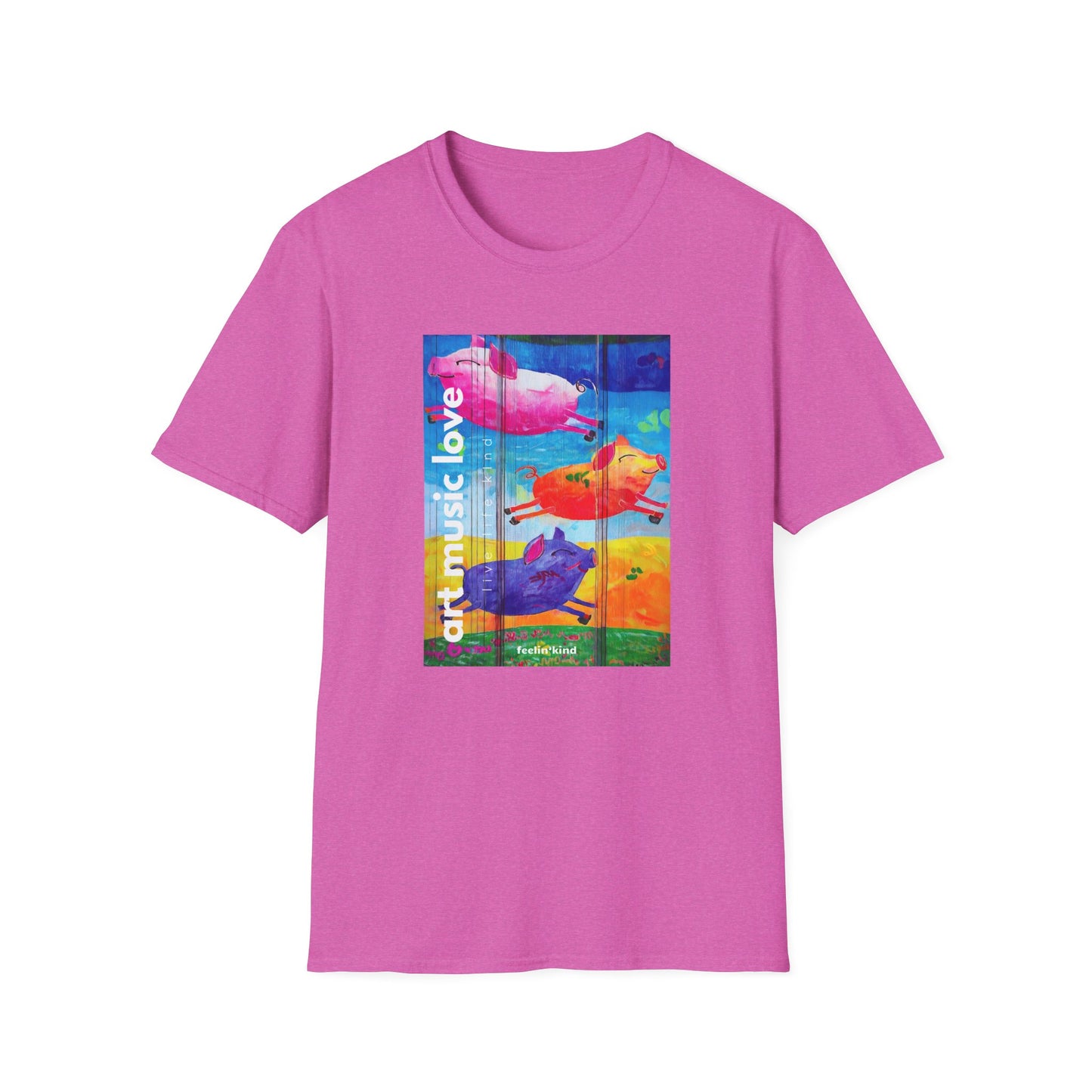 Flying Pigs T-Shirt / Art Music Love Collection