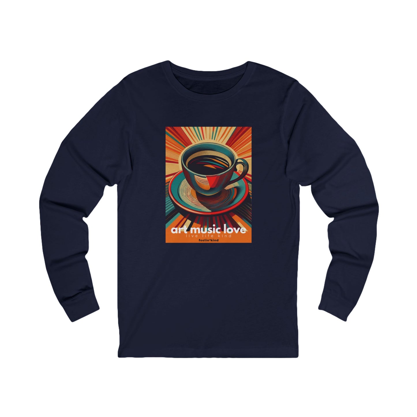 Radiant Coffee Long Sleeve Tee