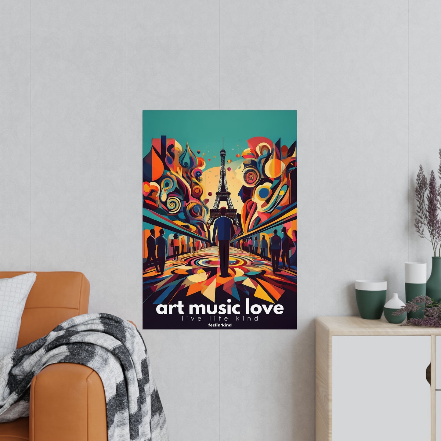 Art Music Love – Paris in Color Poster