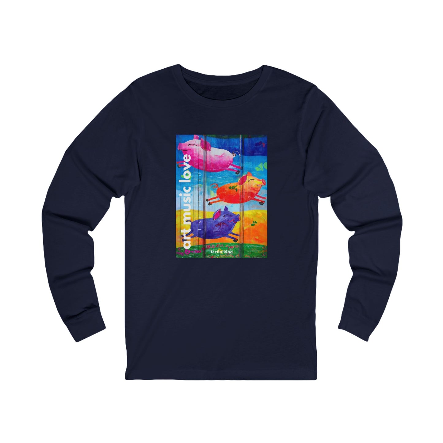 Flying Pigs Long Sleeve Tee