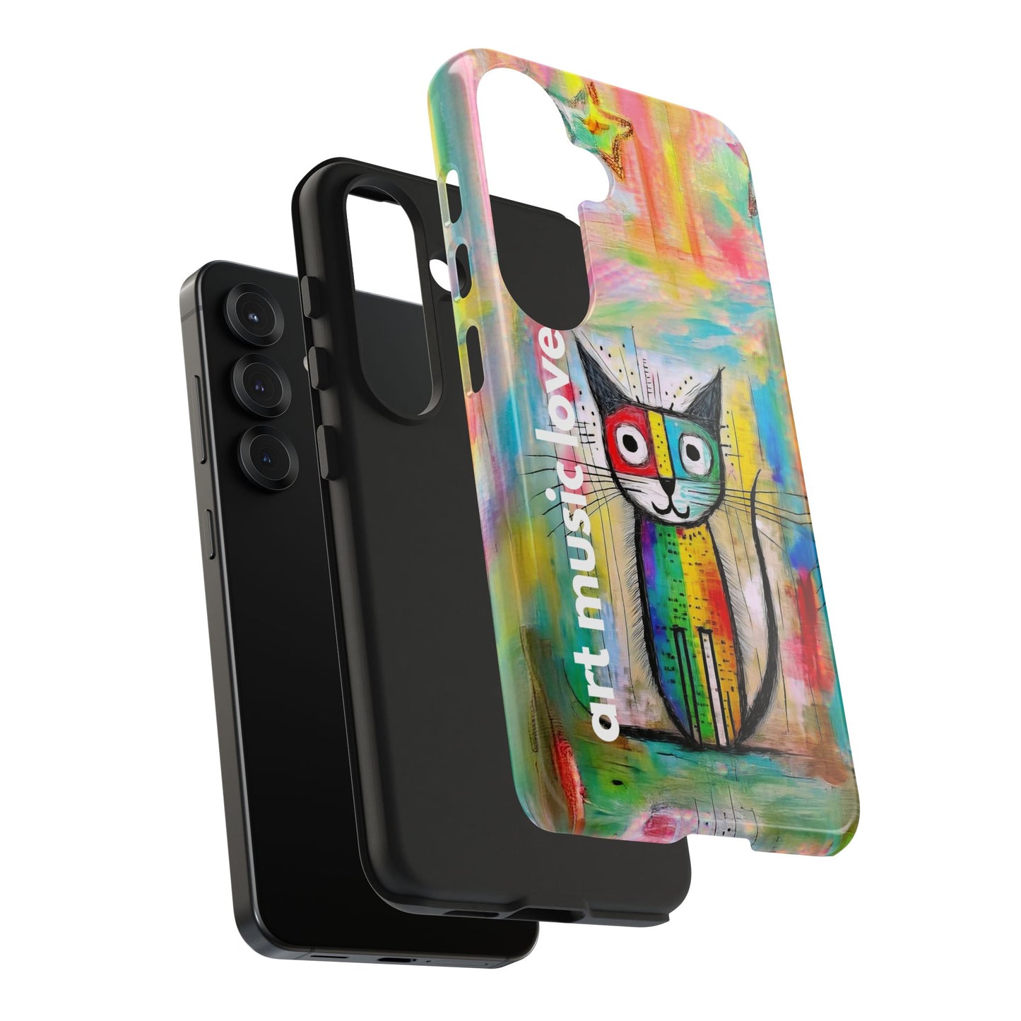 Art Music Love Phone Case – Very Artsy Cat