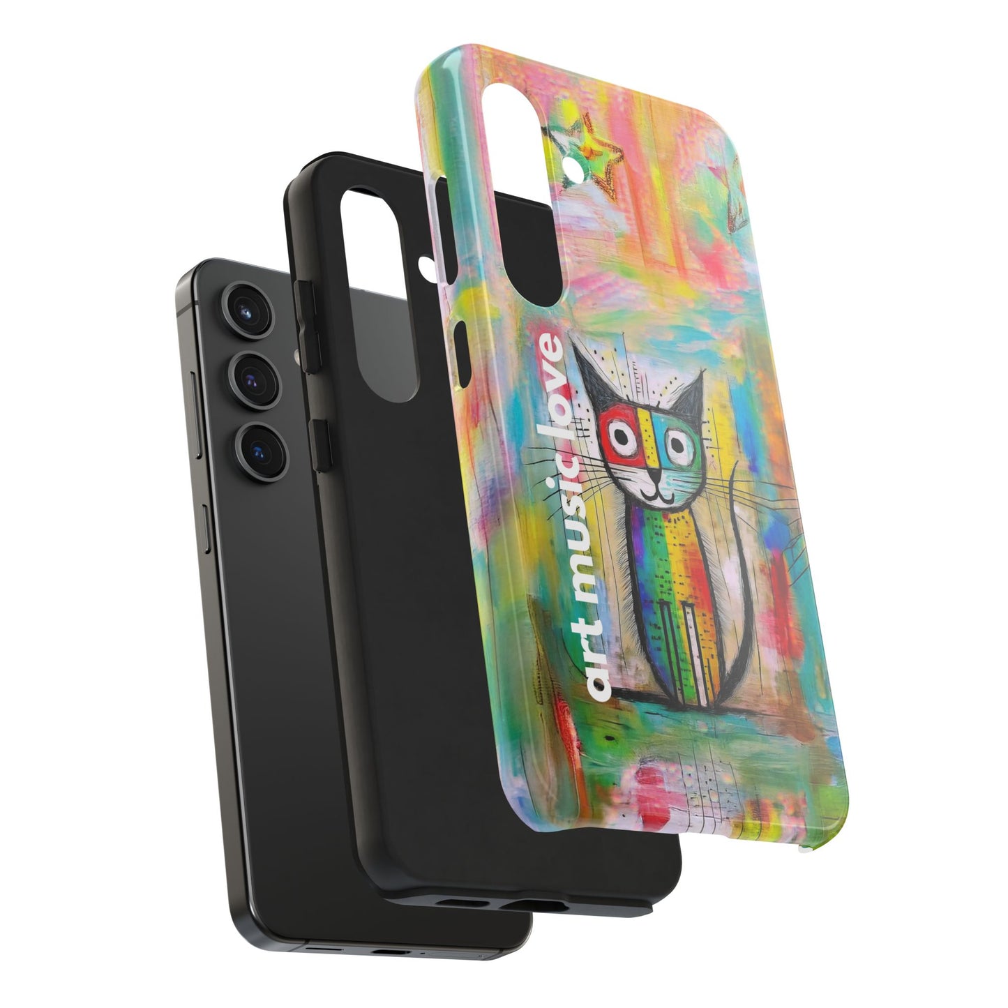 Art Music Love Phone Case – Very Artsy Cat