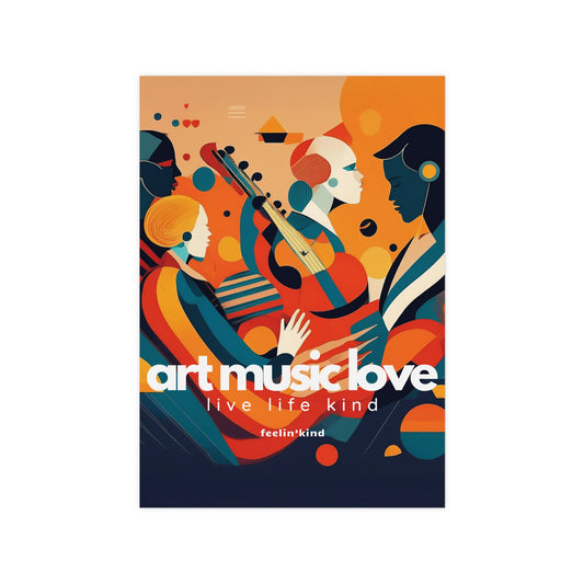Art Music Love –  Strings of Connection Poster