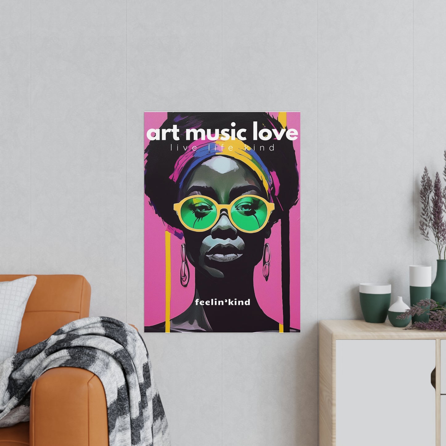 Art Music Love – Vivid Vision Chic and Unique Poster