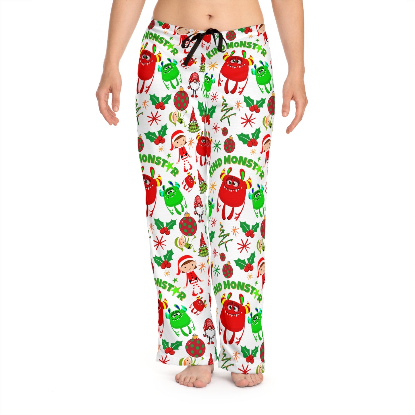 Kind Monstar Women's Pajama Pants - White