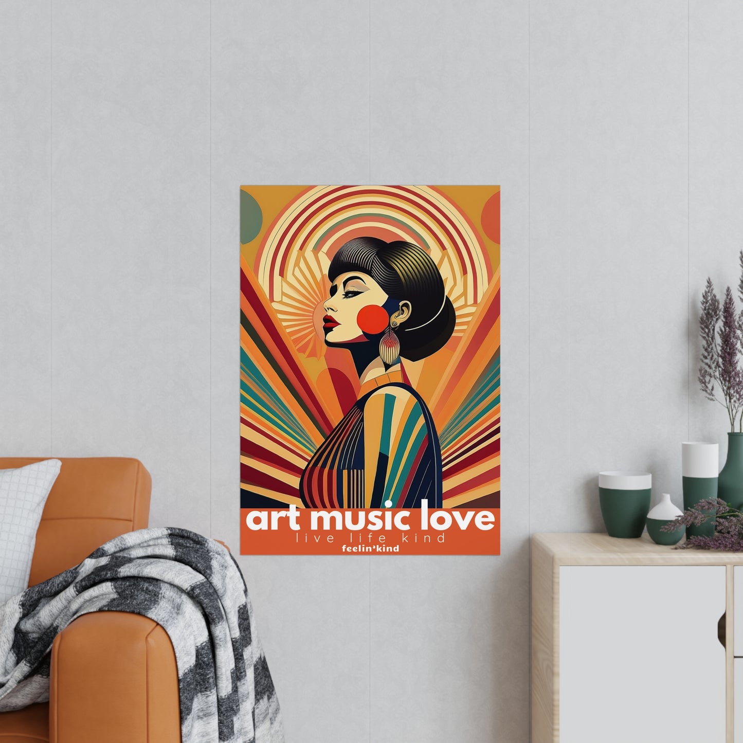 Art Music Love – Radiance in Harmony Poster