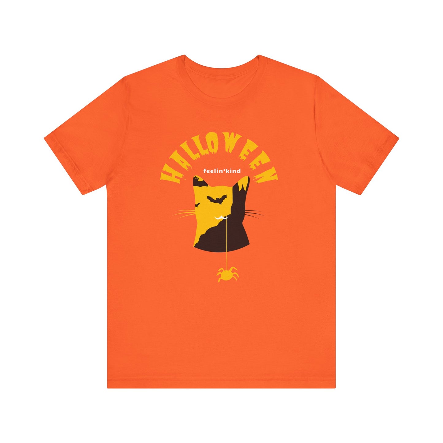 Halloween Cat & Spider Tee