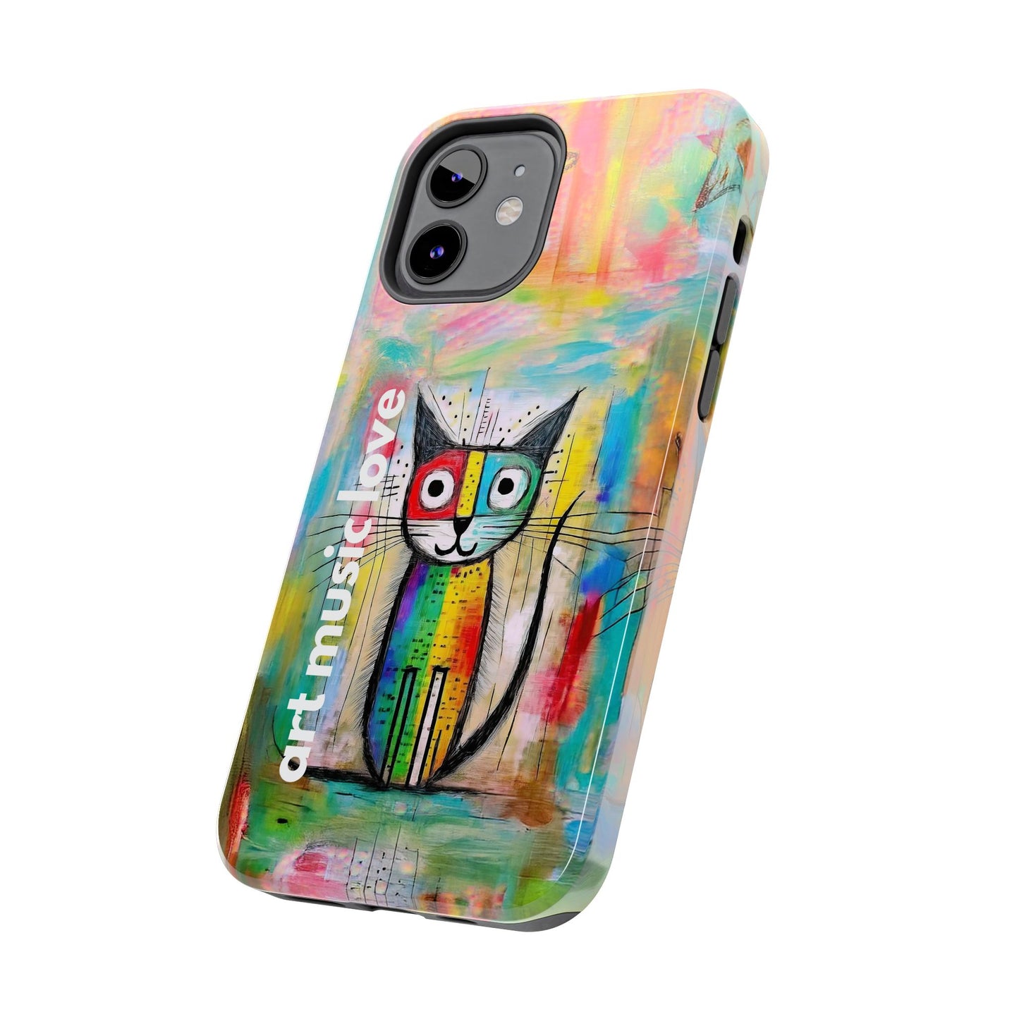Art Music Love Phone Case – Very Artsy Cat