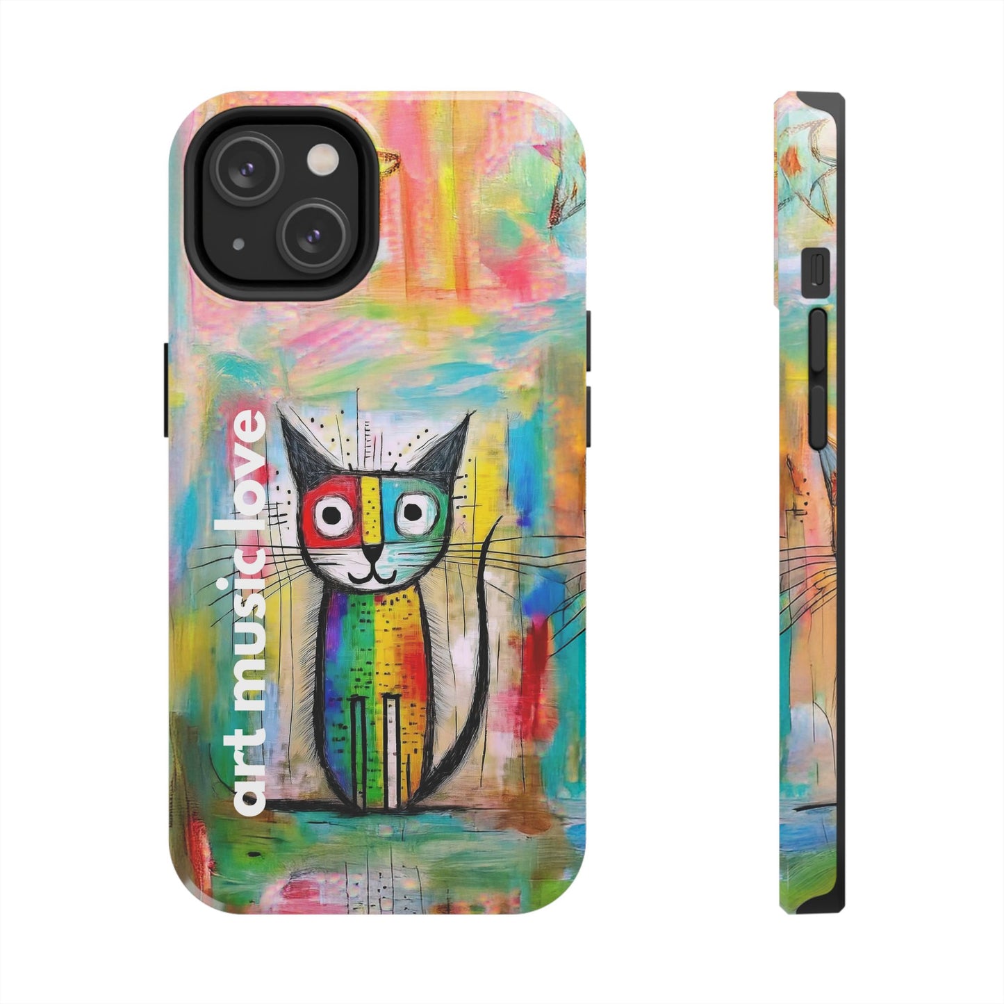 Art Music Love Phone Case – Very Artsy Cat