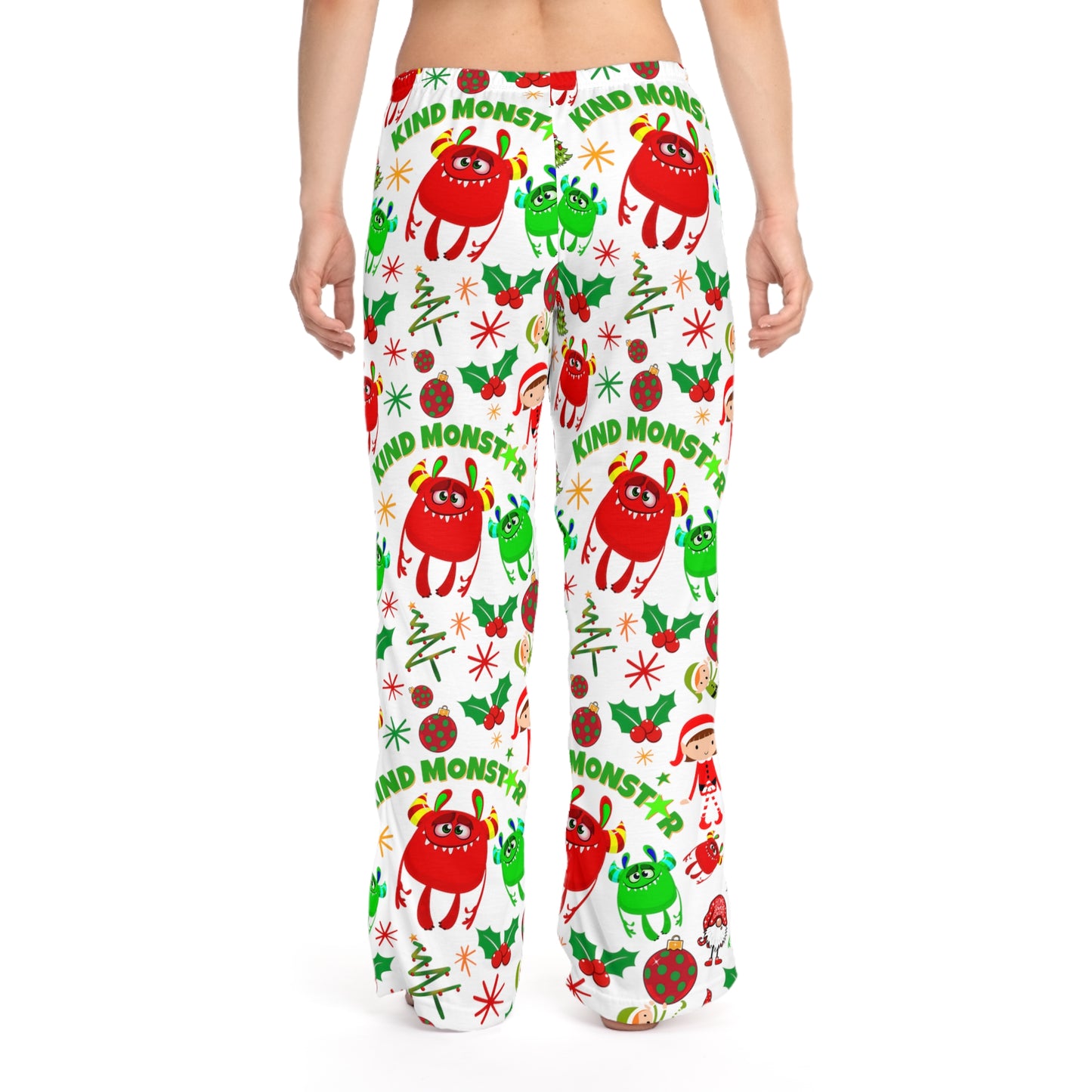 Kind Monstar Women's Pajama Pants - White