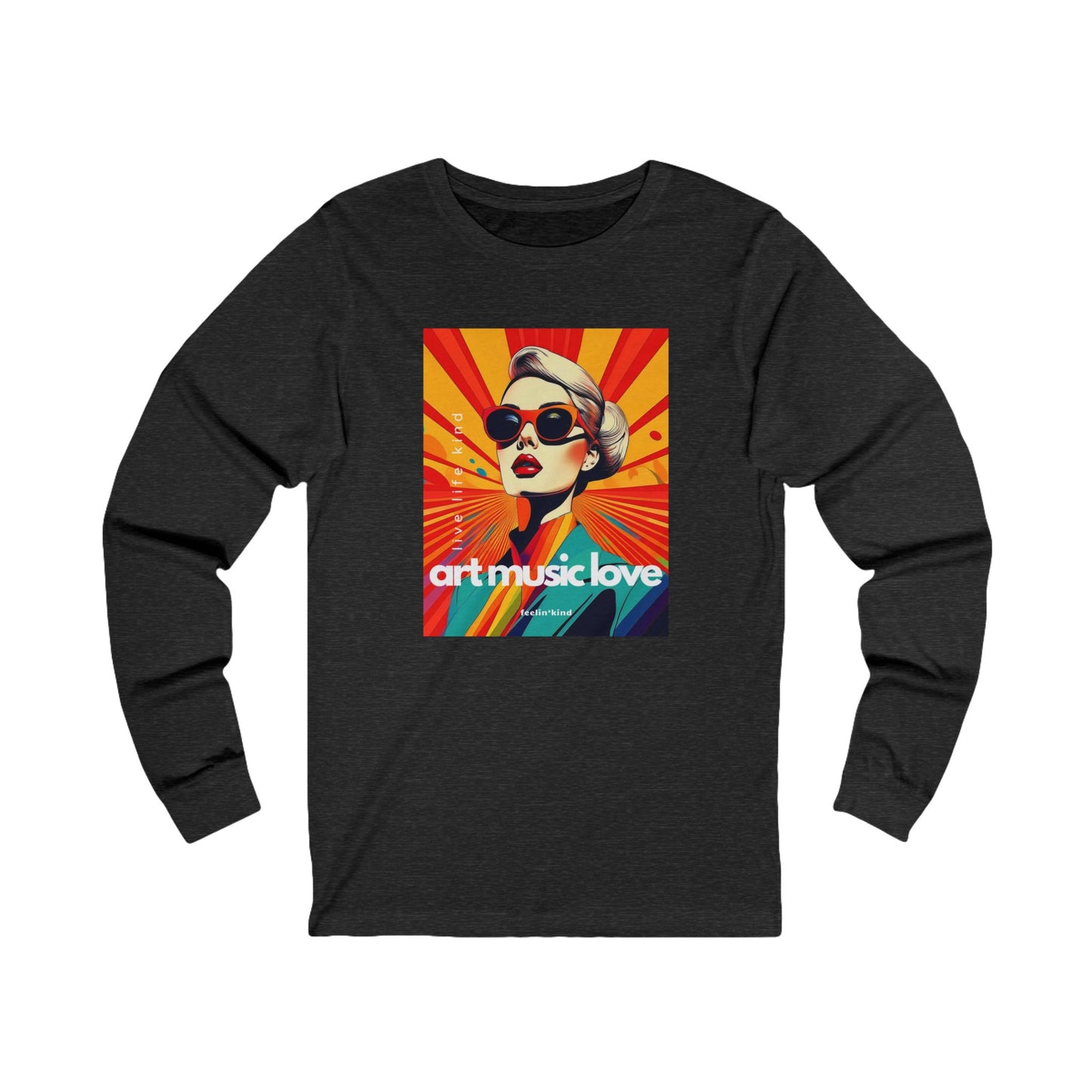 Art Music Love Long Sleeve Tee