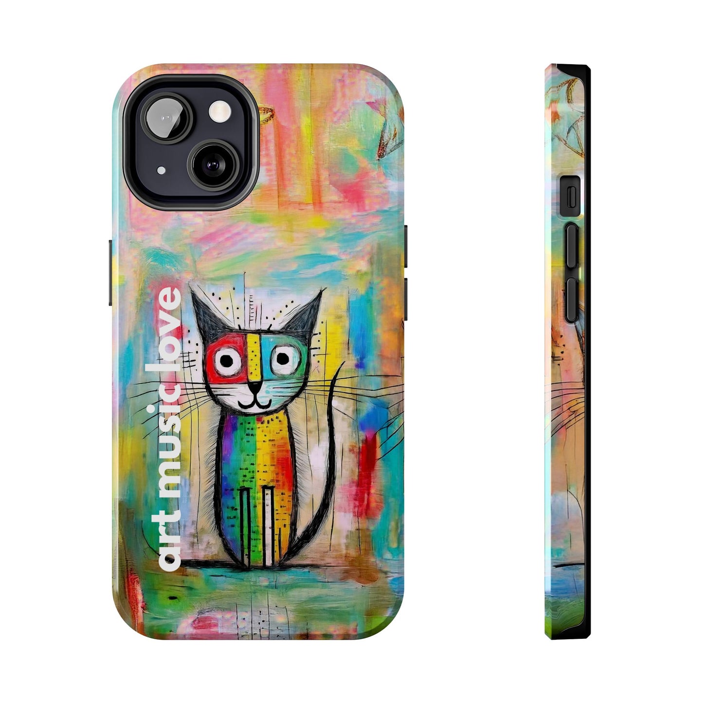 Art Music Love Phone Case – Very Artsy Cat