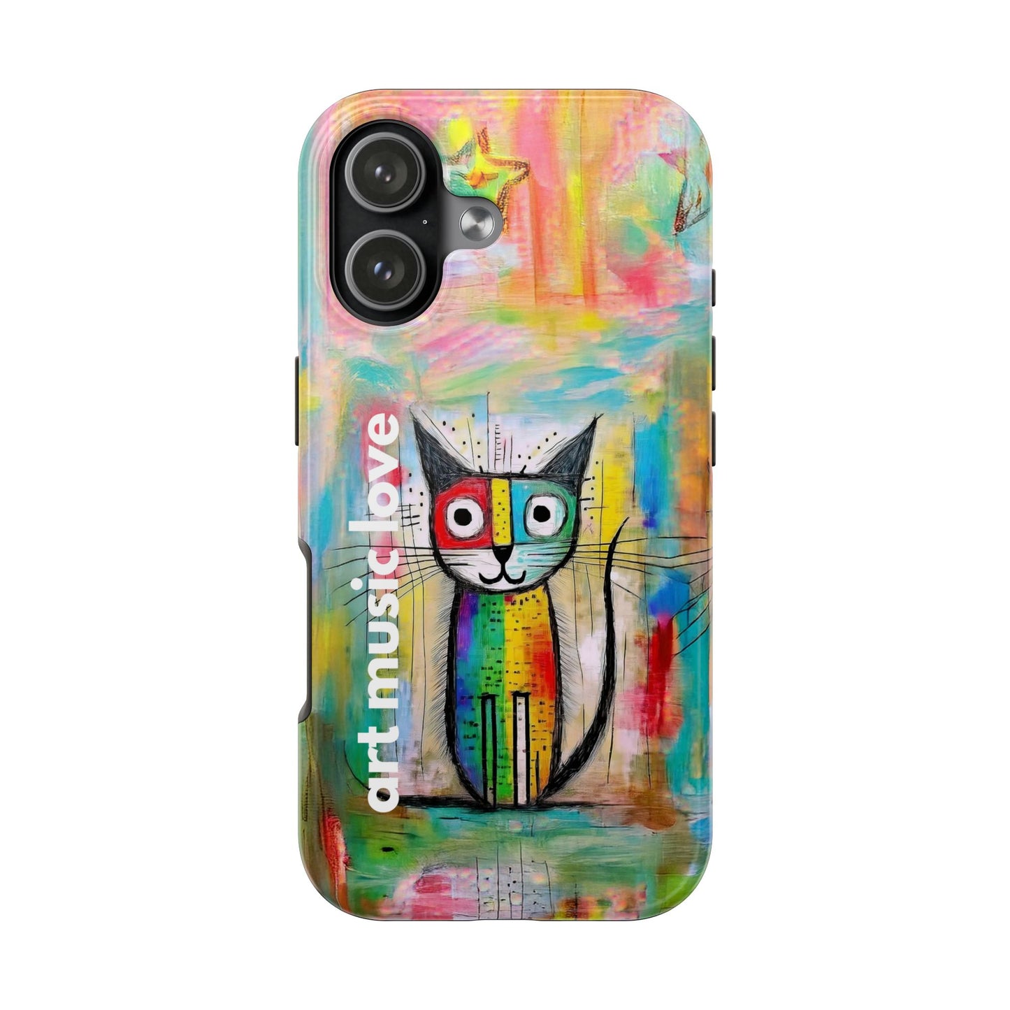 Art Music Love Phone Case – Very Artsy Cat