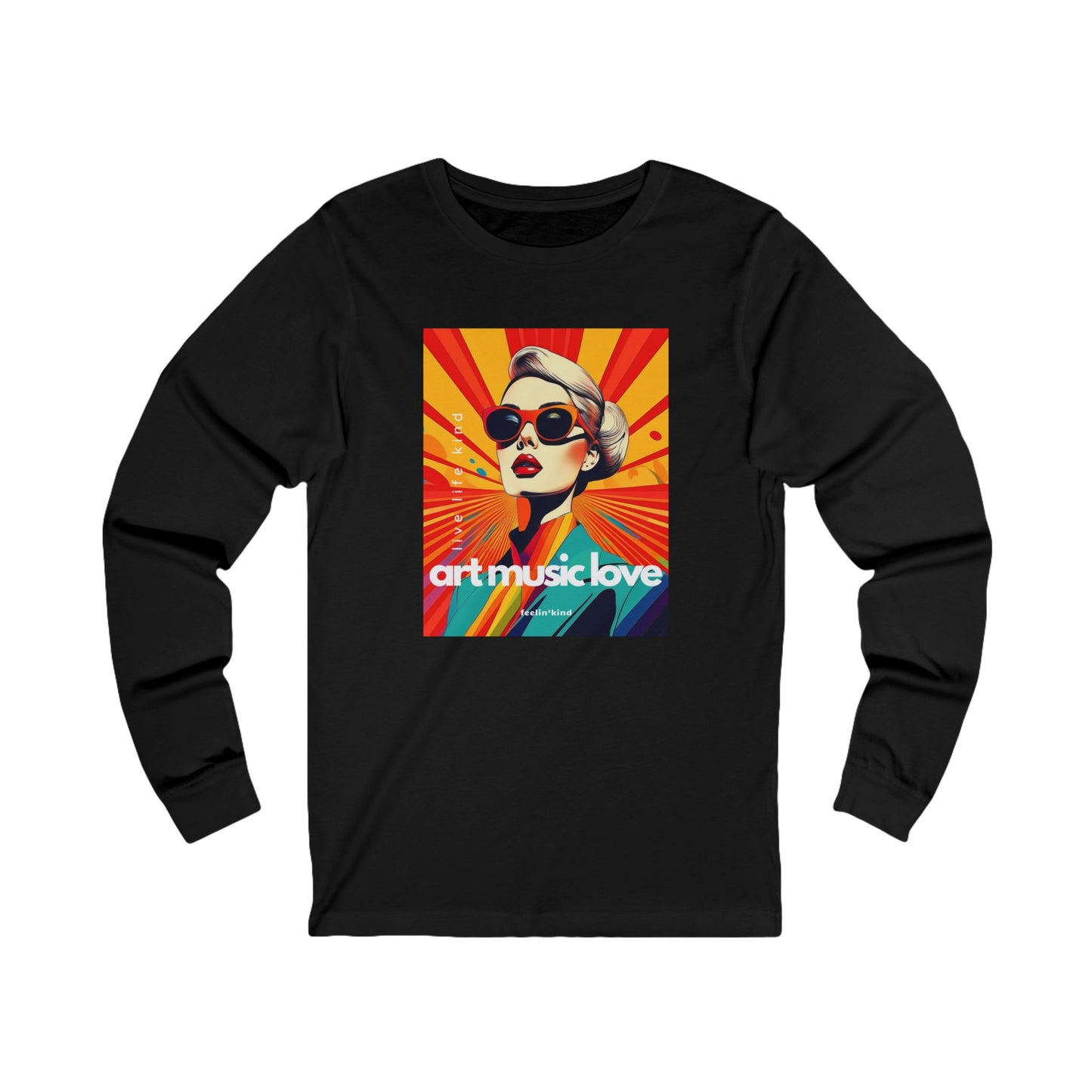 Art Music Love Long Sleeve Tee