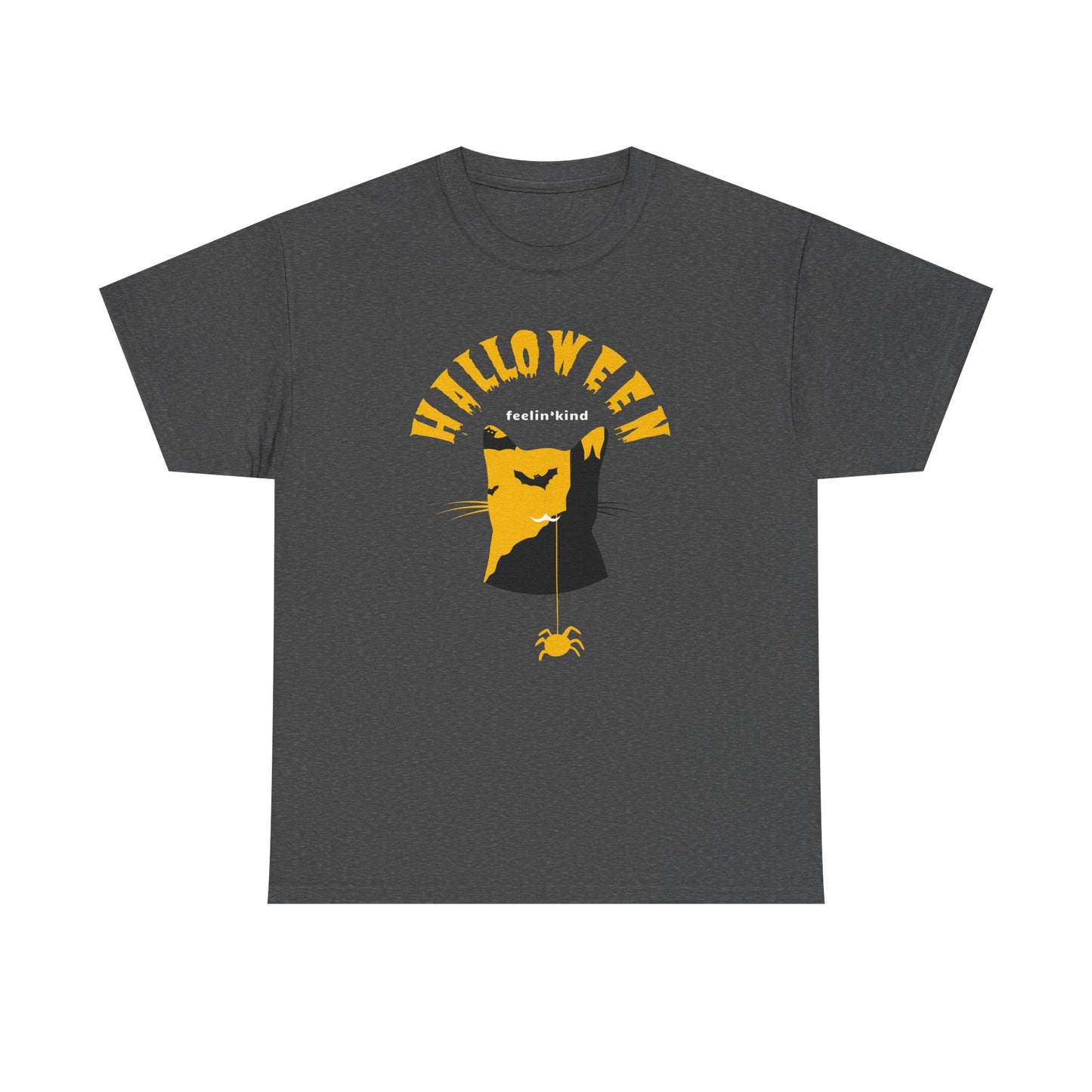 Halloween Cat Kids Tee – Spooky & Kind