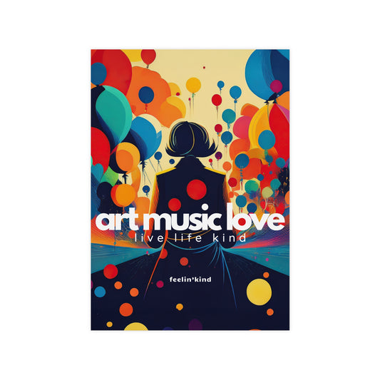 Art Music Love –  Balloons of Joy Poster