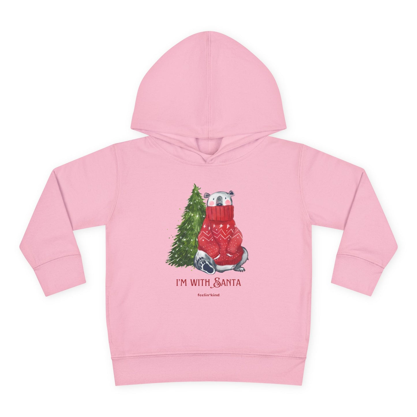 I'm with Santa Hoodie (Toddler)