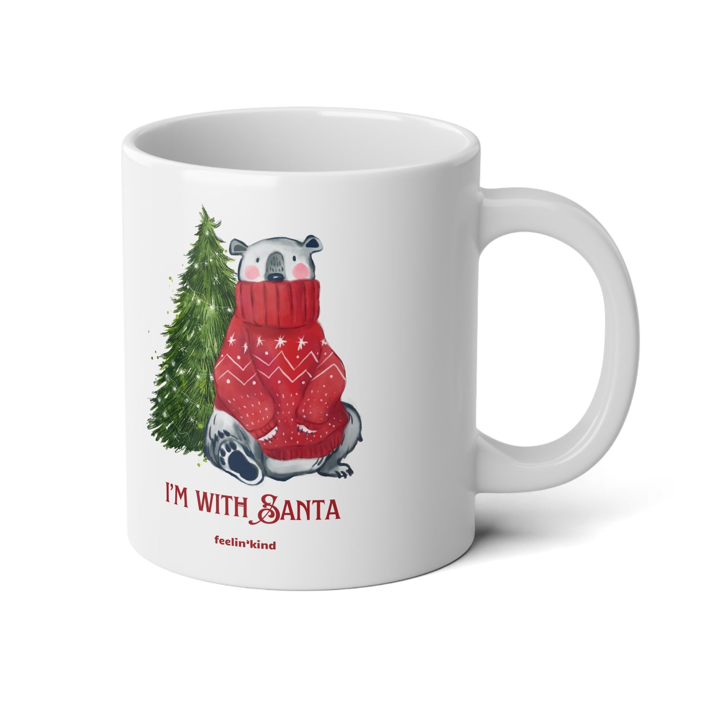 I'm With Santa 20oz Mug