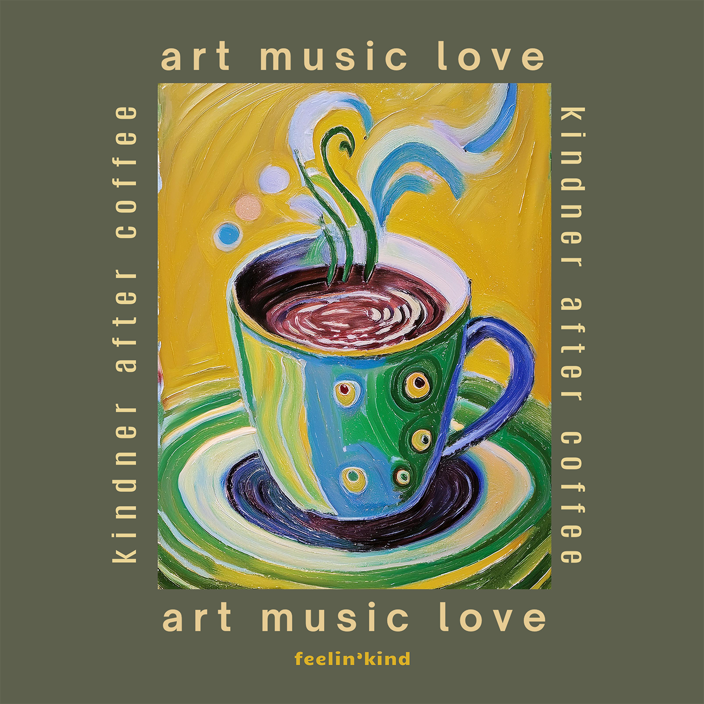 Kindner After Coffee T-Shirt / Art Music Love Collection