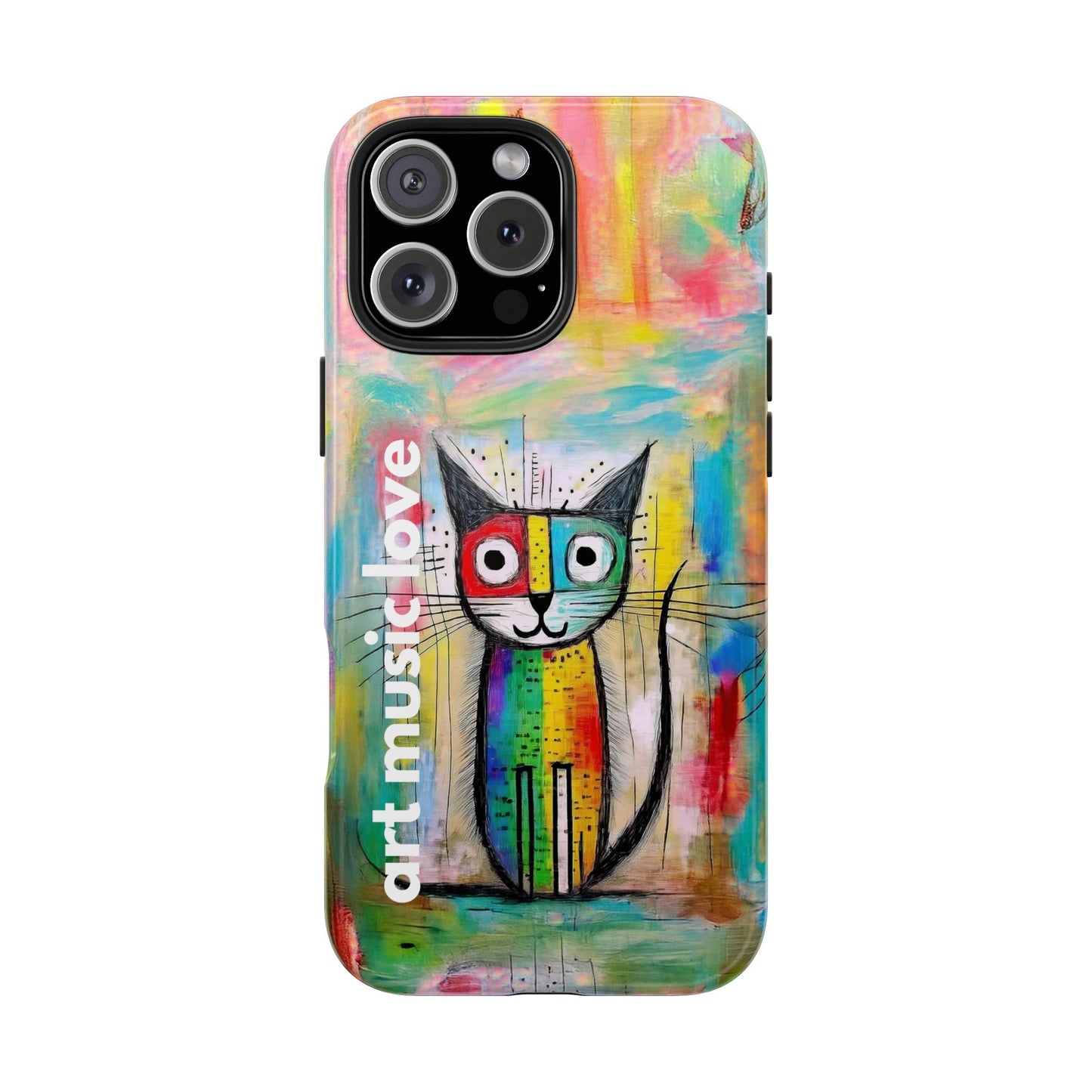 Art Music Love Phone Case – Very Artsy Cat