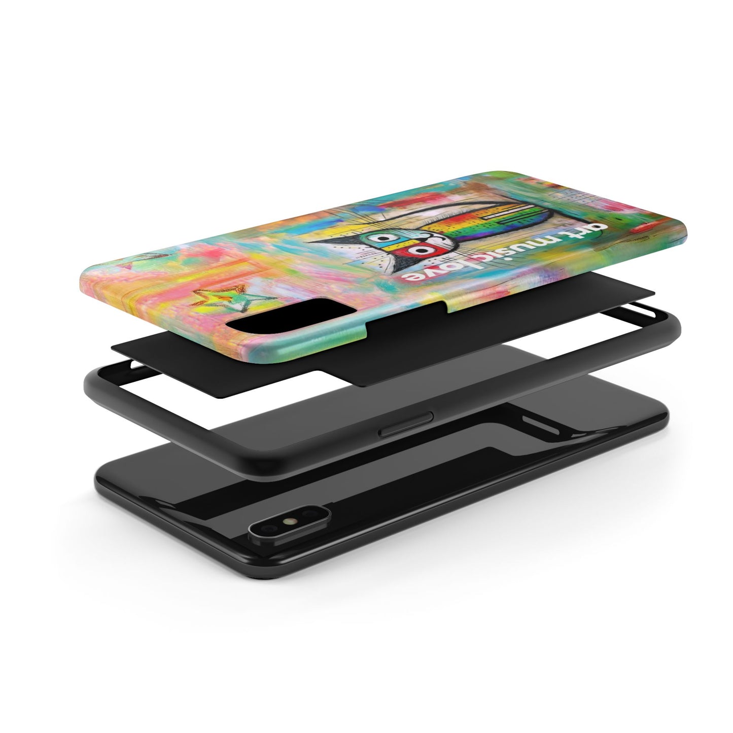 Art Music Love Phone Case – Very Artsy Cat