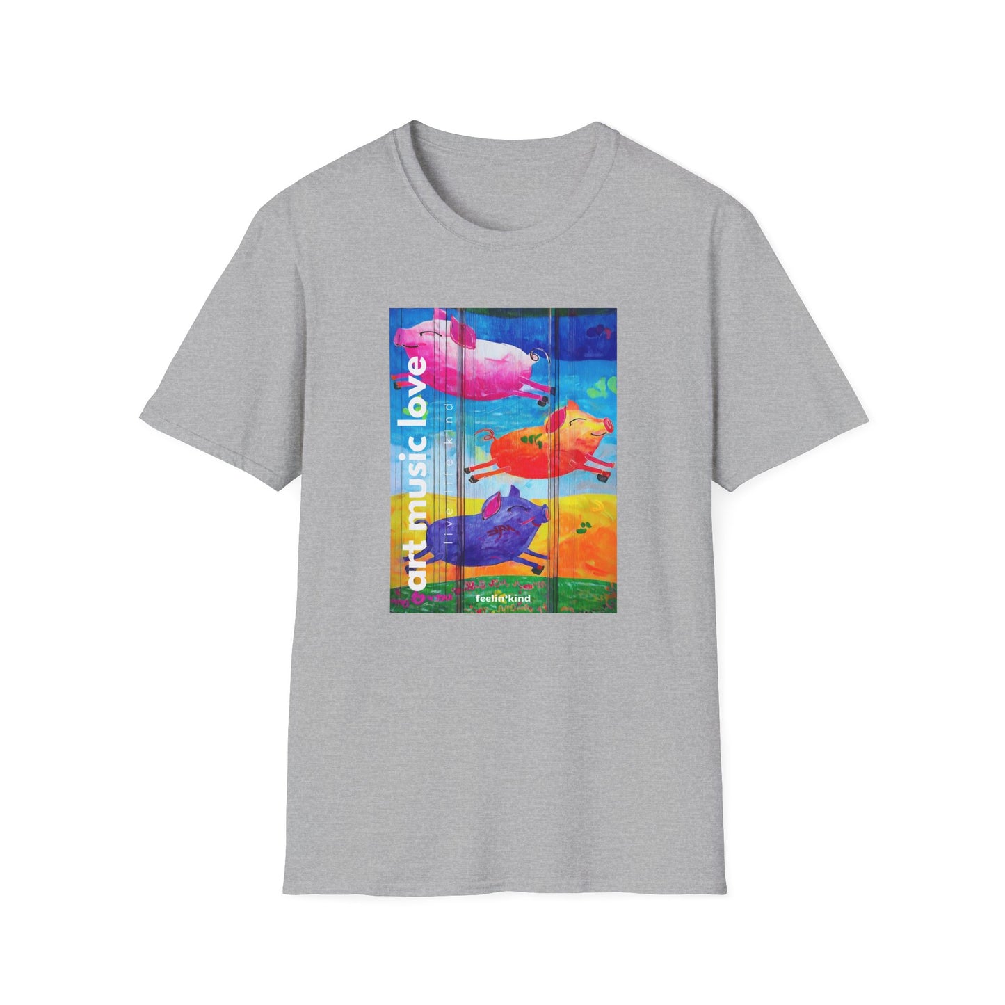 Flying Pigs T-Shirt / Art Music Love Collection