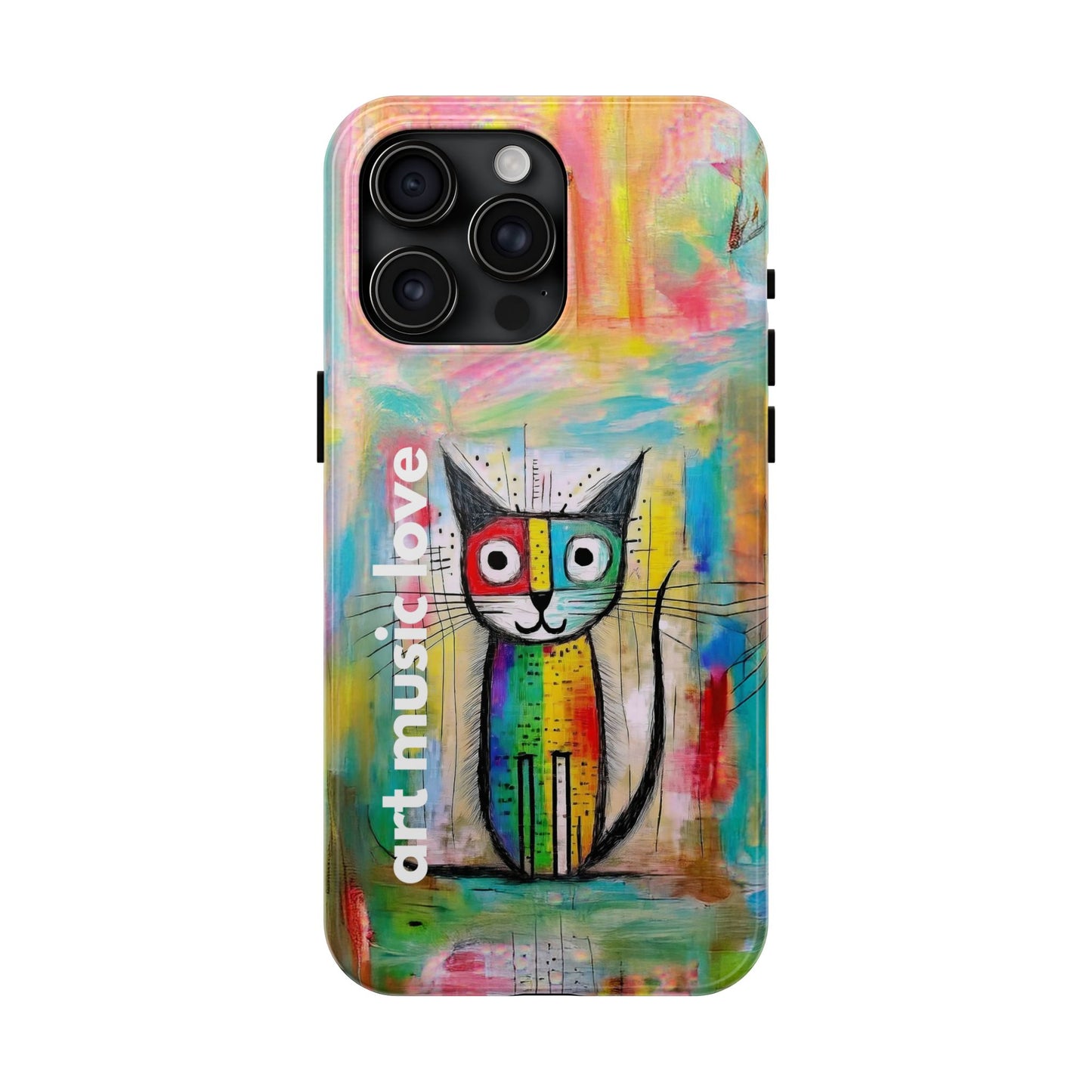 Art Music Love Phone Case – Very Artsy Cat