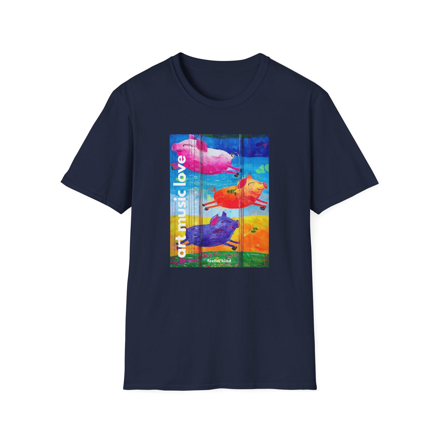 Flying Pigs T-Shirt / Art Music Love Collection