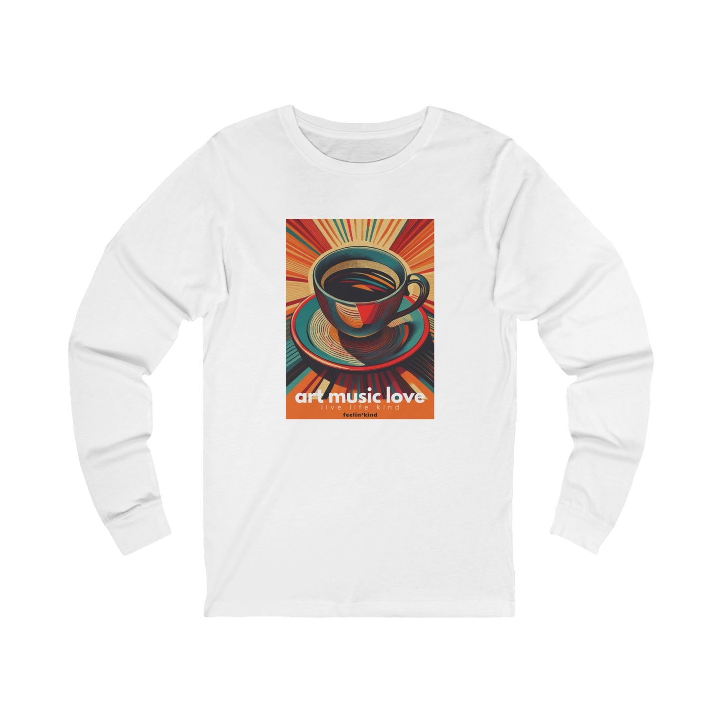 Radiant Coffee Long Sleeve Tee