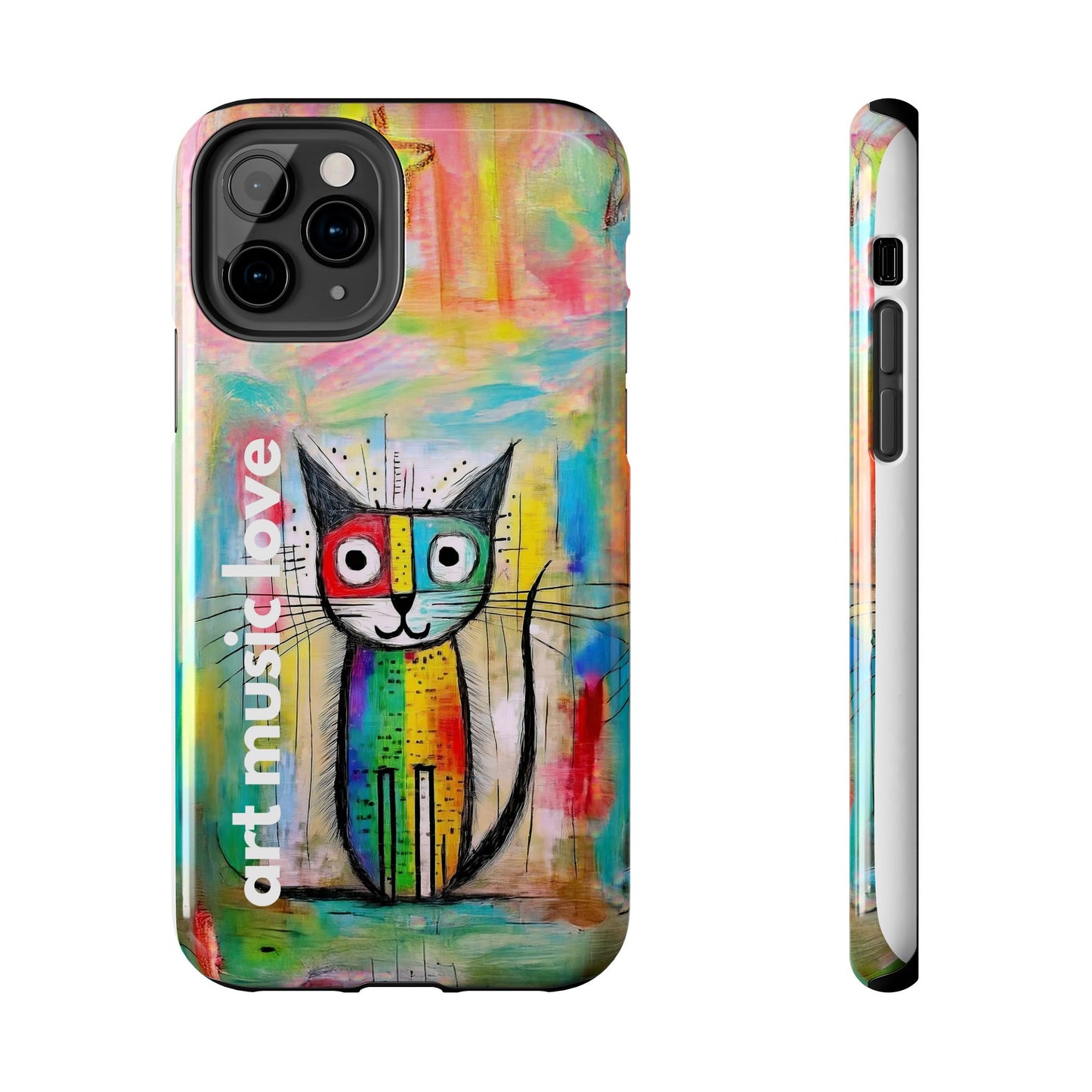 Art Music Love Phone Case – Very Artsy Cat