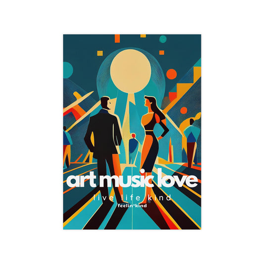 Art Music Love –  Moonlight Conversations Poster